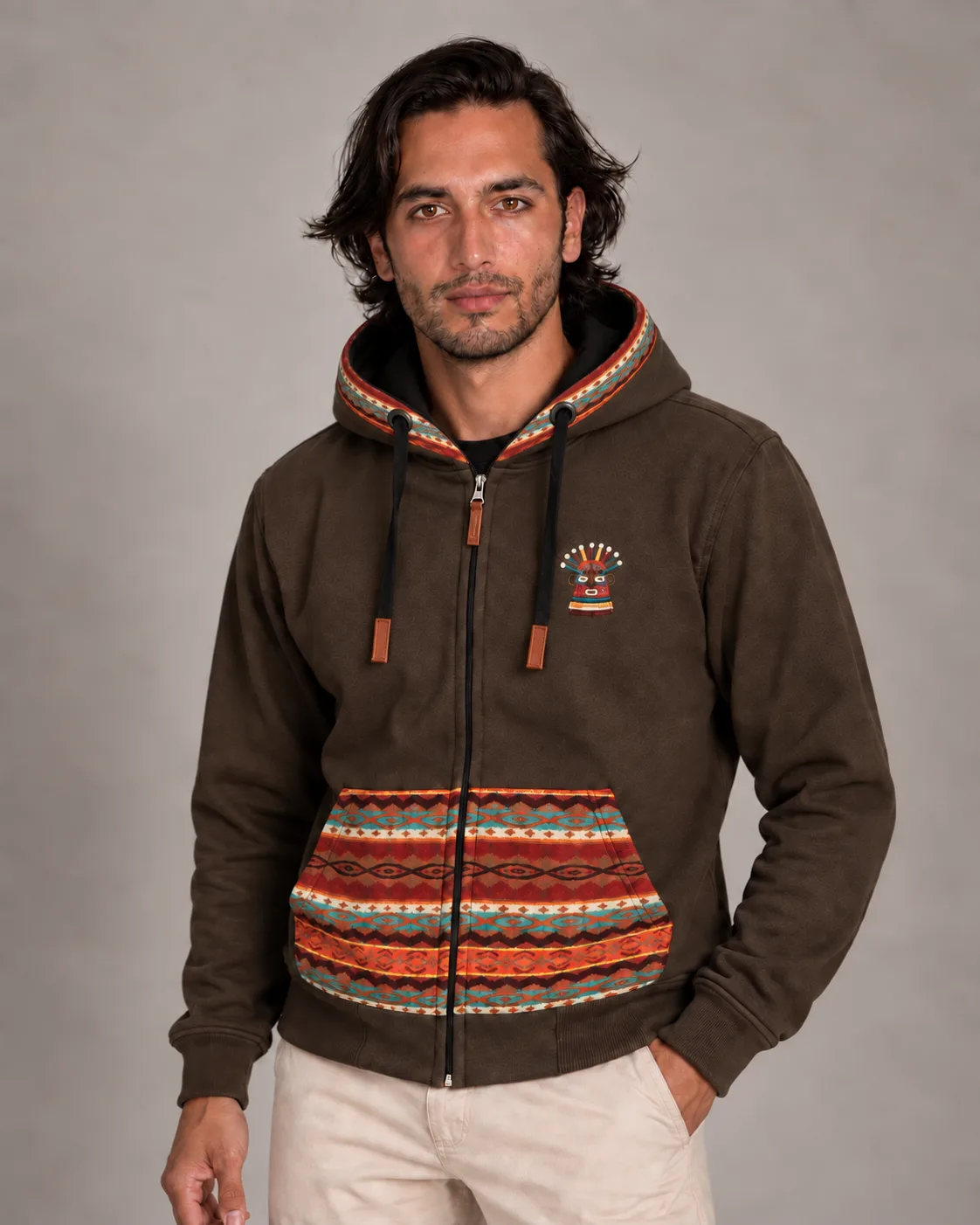 Hoodie Abierto Otavalo - Imagen 2