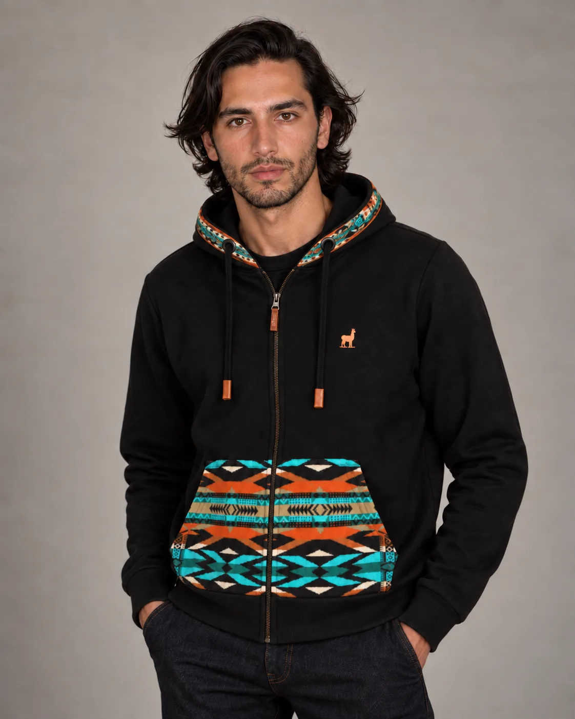 Hoodie Abierto Otavalo - Imagen 4