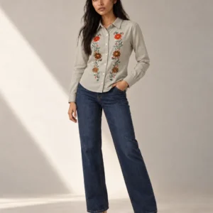 Camisa De Mujer Bordado